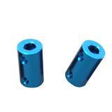 Maxbell 2Pcs Flexible Shaft Coupling Rigid Coupler Motor Connector 6.35-8mm + 8-8mm