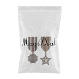 Maxbell 2 Pieces Anchor Star Nautical Themed Brooch Pin Epaulet Badge Uniform Decor