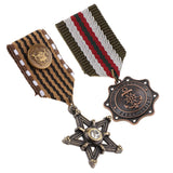 Maxbell 2 Pieces Anchor Star Nautical Themed Brooch Pin Epaulet Badge Uniform Decor