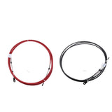 Maxbell 2Pcs 18Ft Throttle Shift Control Cable for Yamaha Outboard Red & Black
