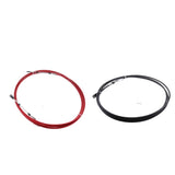 Maxbell 2Pcs 15Ft Throttle Shift Control Cable for Yamaha Outboard Red & Black