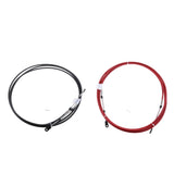 Maxbell 2Pcs 15Ft Throttle Shift Control Cable for Yamaha Outboard Red & Black