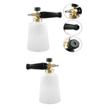 Maxbell 2pcs High Pressure Car Washer Snow Foam Lance Adjustable Foam Spray Cannon