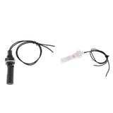 Maxbell 2 Pcs Water Level Sensor Horizontal Liquid Aquarium Float Switch Tool Tank