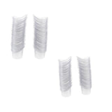 Maxbell Portable 200 Pieces 5ml Disposable Eye Wash Flush Cups Plastic Measuring Cup