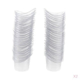 Maxbell Portable 200 Pieces 5ml Disposable Eye Wash Flush Cups Plastic Measuring Cup