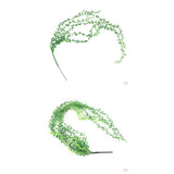 Maxbell 10x Artificial Flower String of Pearls Wall Hanging Succulent Plant 78+90cm
