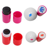 Maxbell 2pcs Colorfast Quick-dry Golf Ball Stamper Marker Impression Lips+Elephant
