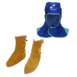 Maxbell Flame Retardant Safey Helmet Welding Neck Protective Hood Welder Shoes