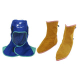Maxbell Flame Retardant Safey Helmet Welding Neck Protective Hood Welder Shoes