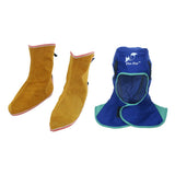 Maxbell Flame Retardant Safey Helmet Welding Neck Protective Hood Welder Shoes