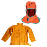 Maxbell Flame Retardant Safey Helmet Welding Neck Protective Hood Jacket Welder