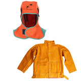 Maxbell Flame Retardant Safey Helmet Welding Neck Protective Hood Jacket Welder