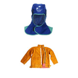 Maxbell Flame Retardant Safey Helmet Welding Neck Protective Hood Jacket for Welder