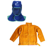 Maxbell Flame Retardant Safey Helmet Welding Neck Protective Hood Jacket for Welder