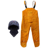 Cowhide Leather Welding Overalls Hat for Men Heat-resistant Flame-resistnat