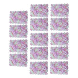 Maxbell 14 Pieces Artificial Flower Wall Panels Wedding Venue Decor Pink White