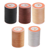 5Pcs 0.45mm Leather Sewing Waxed Thread Hand Stitching Repair Cord