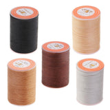 5Pcs 0.45mm Leather Sewing Waxed Thread Hand Stitching Repair Cord