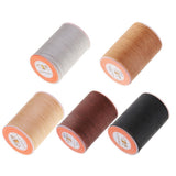 5Pcs 0.45mm Leather Sewing Waxed Thread Hand Stitching Repair Cord