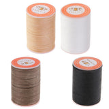 4 Spools 0.45mm Leather Sewing Waxed Thread Hand Stitching Repair Cord