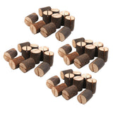 Maxbell Wooden Name Place Card Holders Table Number Holder for Wedding Decor 40pcs