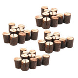 Maxbell Wooden Name Place Card Holders Table Number Holder for Wedding Decor 40pcs
