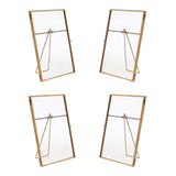 Maxbell 4 Metal & Glass Freestanding Photo Picture Frame Portrait Holder 10 x 15 cm