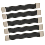 5pcs 160mm Modern Leather Kitchen Cabinet Cupboard Door Drawer Pull Handle