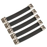 5pcs 160mm Modern Leather Kitchen Cabinet Cupboard Door Drawer Pull Handle