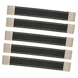 5pcs 160mm Modern Leather Kitchen Cabinet Cupboard Door Drawer Pull Handle