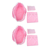Lovely Dotted Doll Sleeping Bag Set for 26-28cm Dolls Accessories Pink