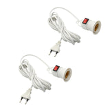 Maxbell 2 E27 Haning Indoor Plants Light Holder Lampholder w/ Cable EU Plug