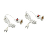 Maxbell 2 E27 Haning Indoor Plants Light Holder Lampholder w/ Cable EU Plug