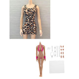 1/6 Scale Seamless Big Busts Female Body Hip Vest Dress for Phicen Kumik Toy