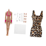 1/6 Scale Seamless Big Busts Female Body Hip Vest Dress for Phicen Kumik Toy