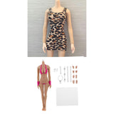 1/6 Scale Seamless Big Busts Female Body Hip Vest Dress for Phicen Kumik Toy