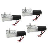 4 Micro DC Worm Gear Box Motor High Torque Speed Reduce Turbine 12V 160RPM