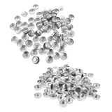 Maxbell 300x Aluminum Tealight Cups Centerpieces Candles Wax Case Tin T-Light Holder