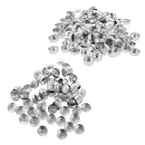 Maxbell 300x Aluminum Tealight Cups Centerpieces Candles Wax Case Tin T-Light Holder