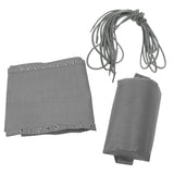 Replacement Fabric Cloth with Laces Head Pillow for  Chair Gray