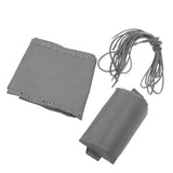 Replacement Fabric Cloth with Laces Head Pillow for  Chair Gray