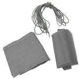 Replacement Fabric Cloth with Laces Head Pillow for  Chair Gray