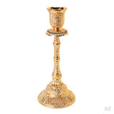 2pcs European Candelabra Candle Holder for Decoration 1 arm-19cm