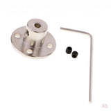 5 Set Rigid Flange Coupling Motor Guide Shaft Coupler Motor Connector 5mm