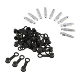 40x M8*1.25 31mm Brake Bleeder Screw+Grease Zerk Fitting Rubber Dust Cover