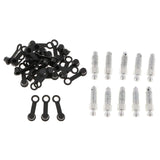 40x M8*1.25 31mm Brake Bleeder Screw+Grease Zerk Fitting Rubber Dust Cover