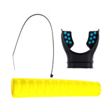 Scuba Regulator Silicone Mouthpiece Color Tab & Hose Vented Protector Yellow