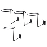 Maxbell 4x Motorcycle Accessories Helmet Holder Hanger Rack Jacket Hook Gifts Black