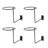 Maxbell 4x Motorcycle Accessories Helmet Holder Hanger Rack Jacket Hook Gifts Black